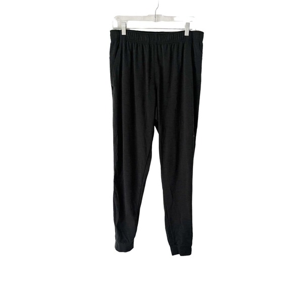 Nike Other - Nike Black Marled Pull On Men’s Logo Band Sweatpant Joggers Size Medium